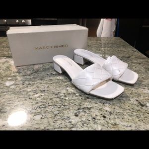 Marc Fisher ivory slides